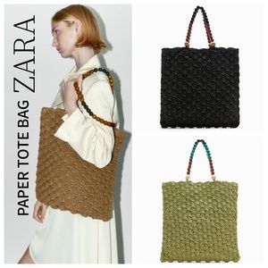 ZARA | PAPER TOTE BAG